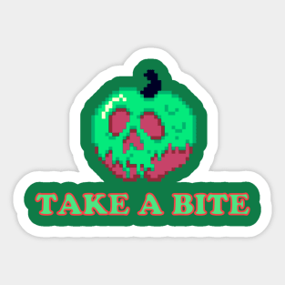 Take a Bite Poison Apple Sticker